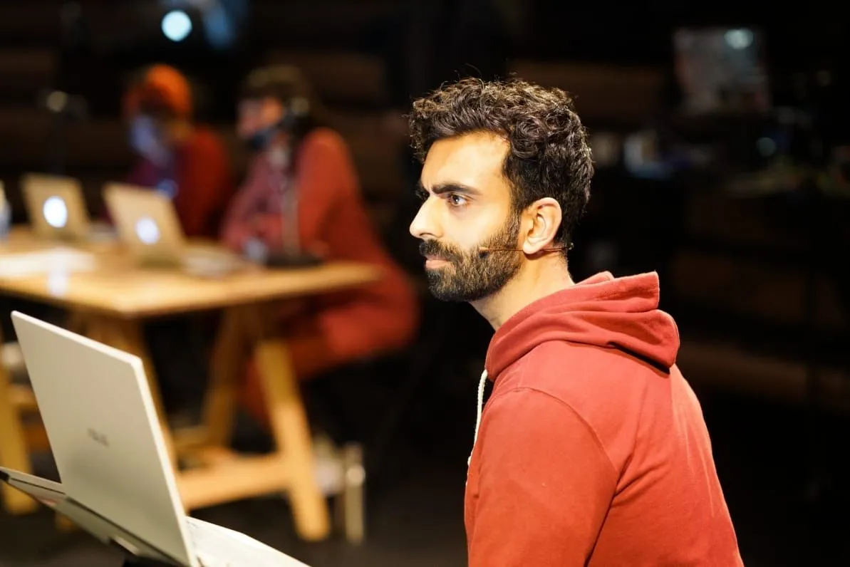 Waleed Akhtar in AI at the Young Vic